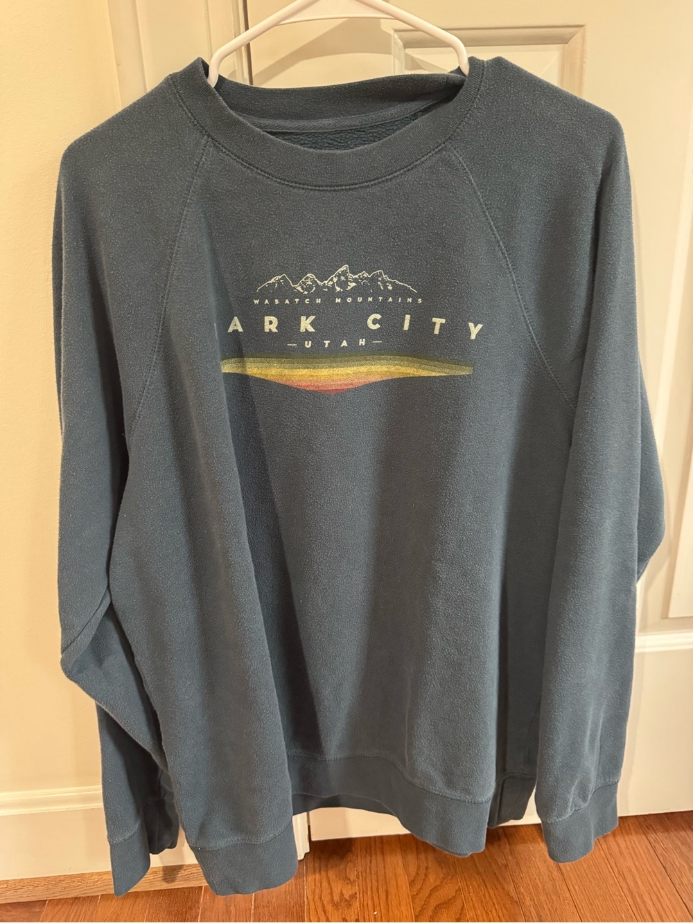 Park City Utah Crewneck Sweatshirt - Slate Blue